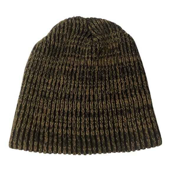 Artex Union Made USA Knit Beanie Hat – Black Brown Marled – One Size – Vintage A - Picture 1 of 4